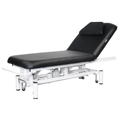 Czarna elektryczna sofa do masażu terapeutycznego