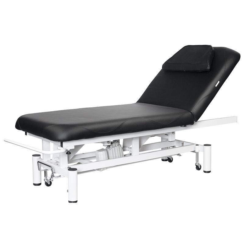 Czarna elektryczna sofa do masażu terapeutycznego