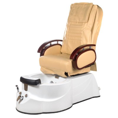 Fotel do pedicure z masażem BR-3820D Beżowy -Fotele pedicure SPA- 