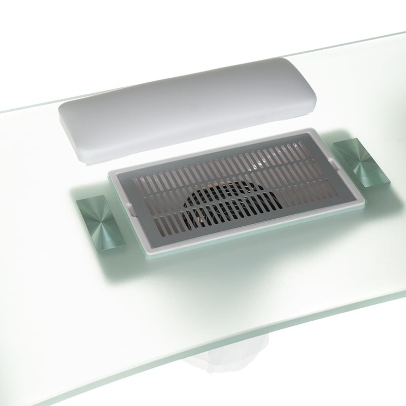 Stolik do manicure + pochłaniacz BD-3425-1+P BIAŁY -Stoliki do manicure- 