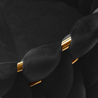 4Rico krzesło QS-GW06G aksamit czarne -Hokery- 