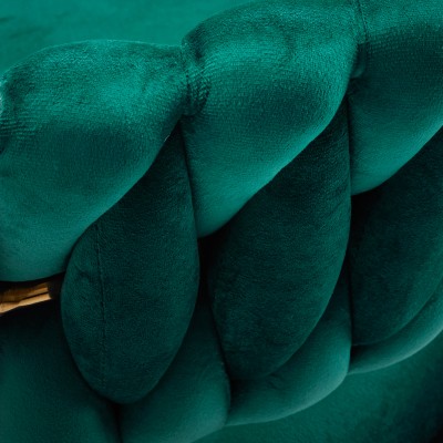 4Rico krzesło obrotowe QS-GW01G aksamit zielone -Hokery- 