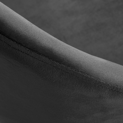 4Rico krzesło obrotowe QS-MF18G aksamit szare -Hokery- 