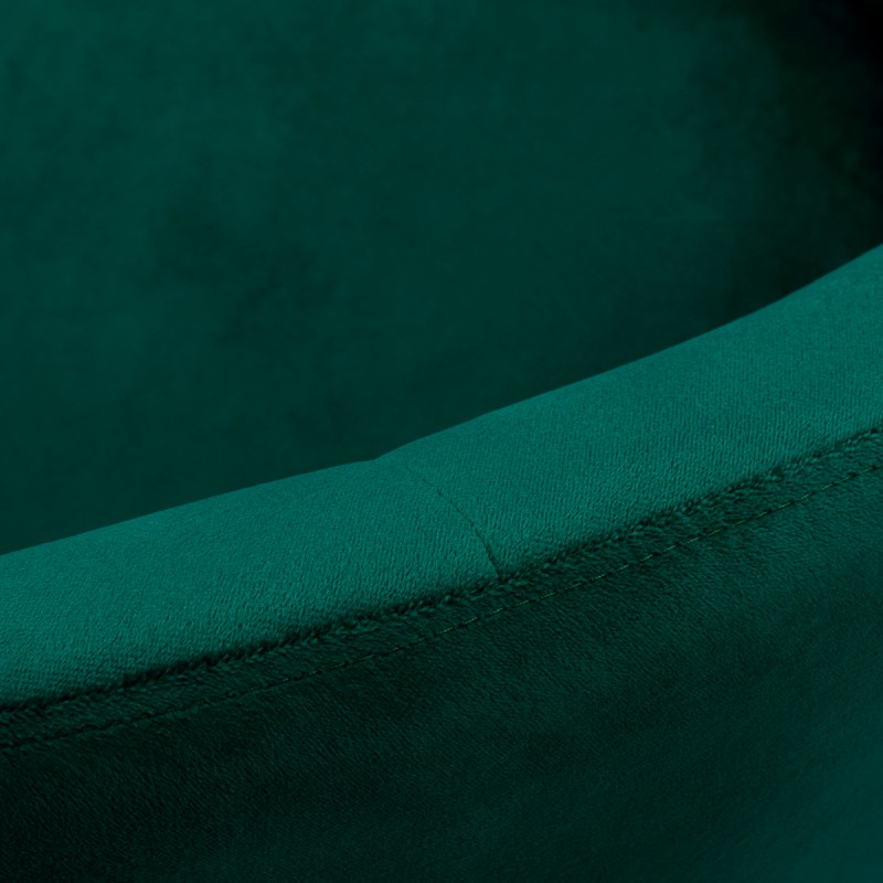 4Rico fotel obrotowy QS-BL12B aksamit zielony -Hokery- 