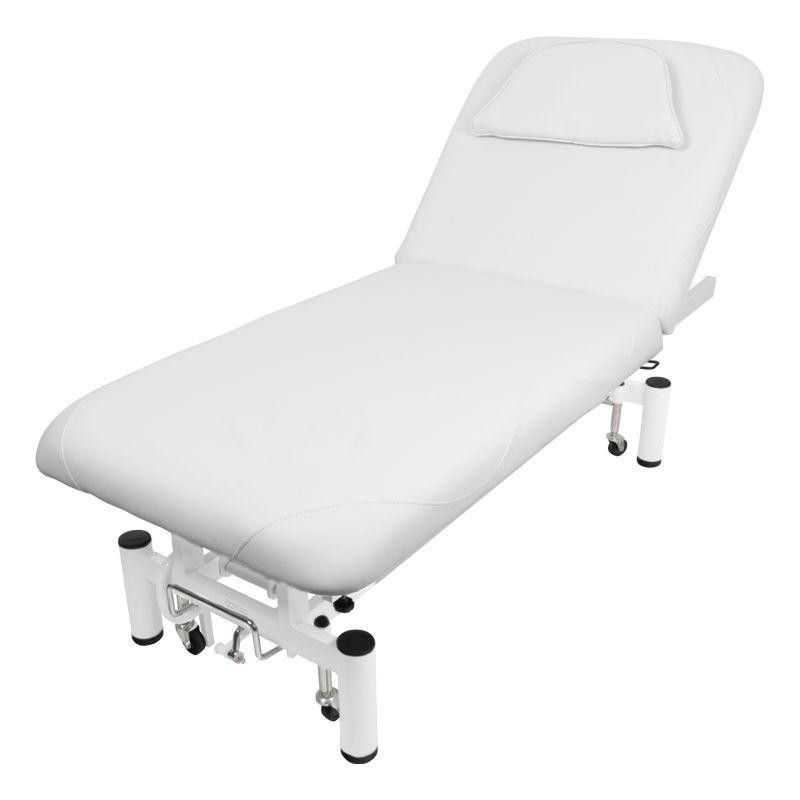 Biała sofa do masażu elektrycznego Zaffiro