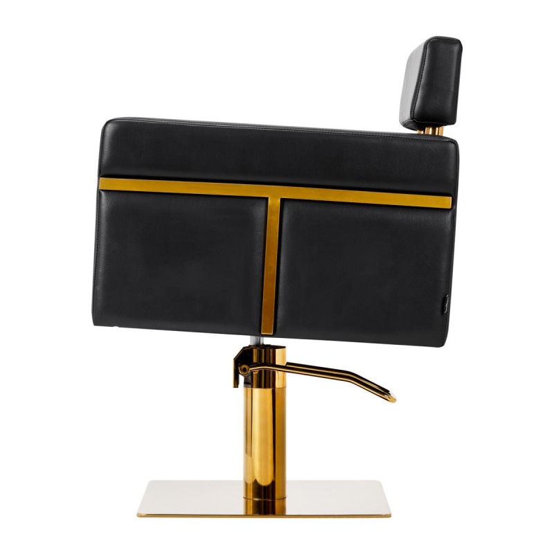 Gabbiano fotel fryzjerski Toledo złoto czarny -Meble fryzjerskie- 