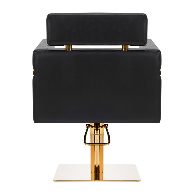 Gabbiano fotel fryzjerski Toledo złoto czarny -Meble fryzjerskie- 