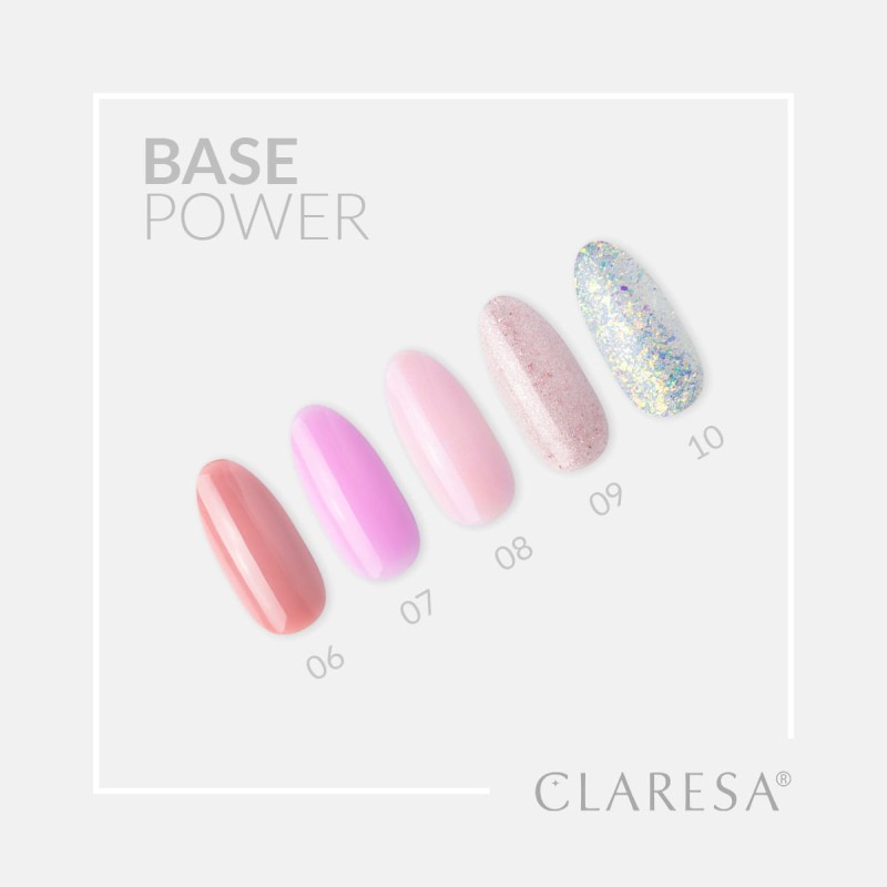 Claresa Baza Power Base 07 -5g -Hybrydowe żele i lakiery- 