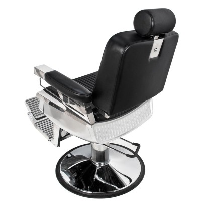 Gabbiano fotel barberski Royal czarny -Fotele barberskie- 