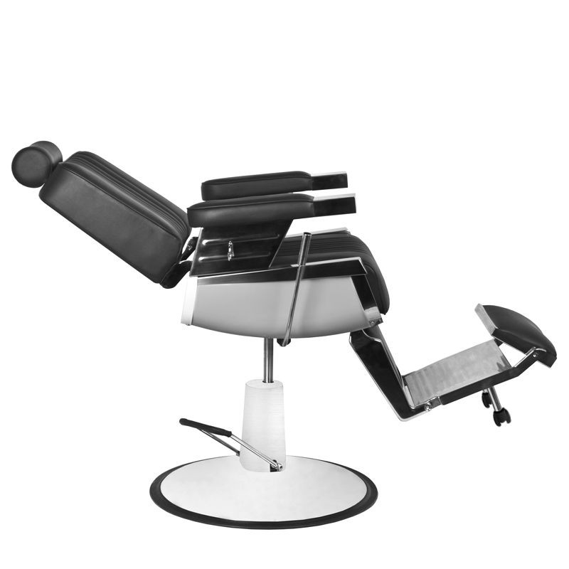 Gabbiano fotel barberski Royal czarny -Fotele barberskie- 