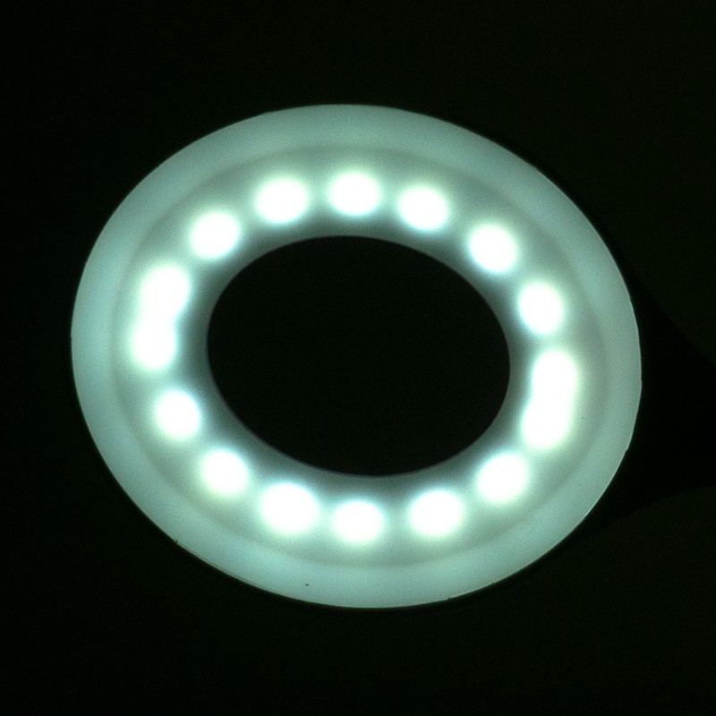 Lampka ring led snake na biurko biała -Lampy- 