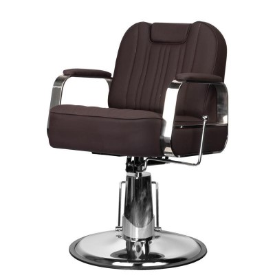 Gabbiano fotel barberski Rufo brązowy -Fotele barberskie- 