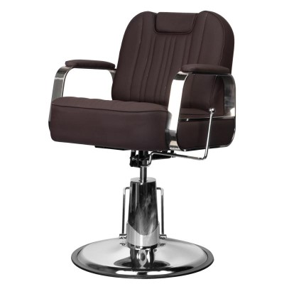 Gabbiano fotel barberski Rufo brązowy -Fotele barberskie- 