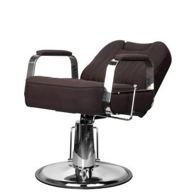 Gabbiano fotel barberski Rufo brązowy -Fotele barberskie- 