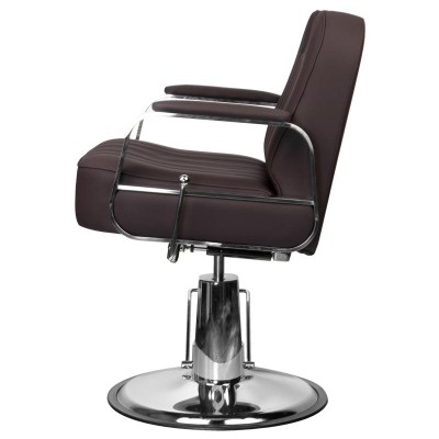 Gabbiano fotel barberski Rufo brązowy -Fotele barberskie- 