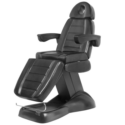 Fotel kosmetyczny elektr. Lux czarny -Fotele kosmetyczne- 