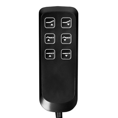 Fotel kosmetyczny elektr. Lux czarny -Fotele kosmetyczne- 