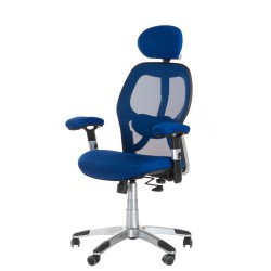 Fotel ergonomiczny CorpoComfort BX-4144 Niebieski -Fotele biurowe- 