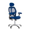 Fotel ergonomiczny CorpoComfort BX-4144 Niebieski