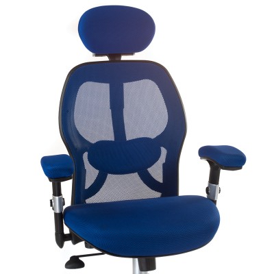 Fotel ergonomiczny CorpoComfort BX-4144 Niebieski -Fotele biurowe- 