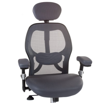 Fotel ergonomiczny CorpoComfort BX-4144 Szary -Fotele biurowe- 