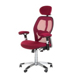 Fotel ergonomiczny CorpoComfort BX-4144 Czerwony -Fotele biurowe- 