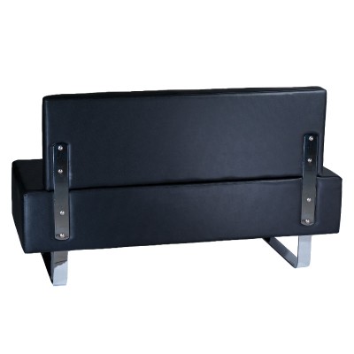 Kanapa do poczekalni Messina BD-6713 czarna -Recepcje- 