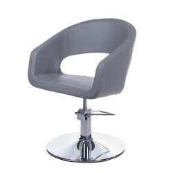Fotel fryzjerski Paolo BH-8821 jasny szary -Fotele fryzjerskie- 