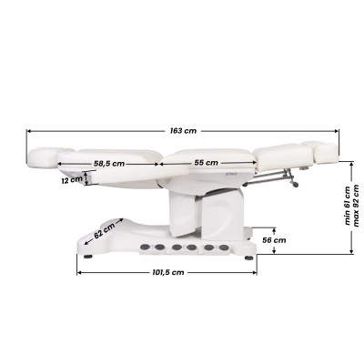 Fotel do pedicure elektryczny z trzema silnikami