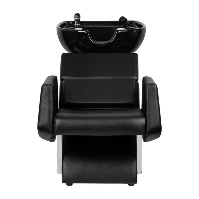 Gabbiano myjnia fryzjerska Santiago czarna -Meble fryzjerskie- 