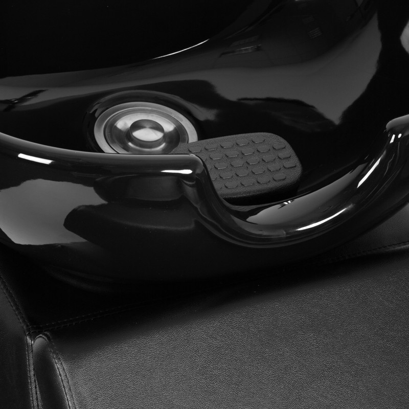 Gabbiano myjnia fryzjerska Santiago czarna -Meble fryzjerskie- 