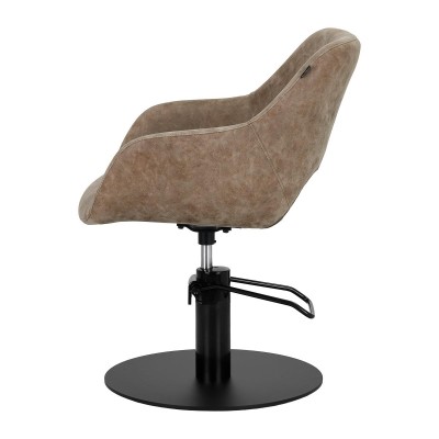 Gabbiano fotel fryzjerski Sevilla old brązowy -Meble fryzjerskie- 