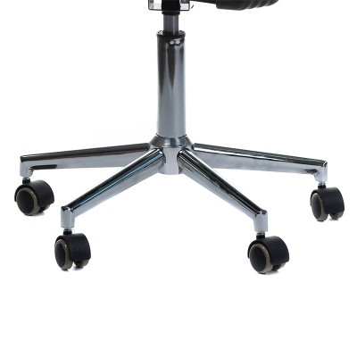 Padded cosmetic stool with armrest