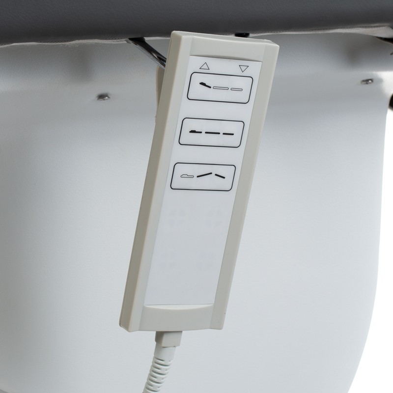 Elektryczny fotel kosmetyczny Bologna BG-228 szary -Fotele kosmetyczne elektryczne- 