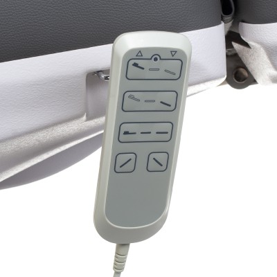 Elektryczny fotel kosmetyczny Mazaro BR-6672B Szar -Fotele kosmetyczne elektryczne- 