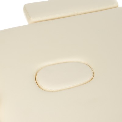 Stół do masażu i rehabilitacji BS-723 Kremowy -Fotele do tatuażu, stoły do tatuażu - 