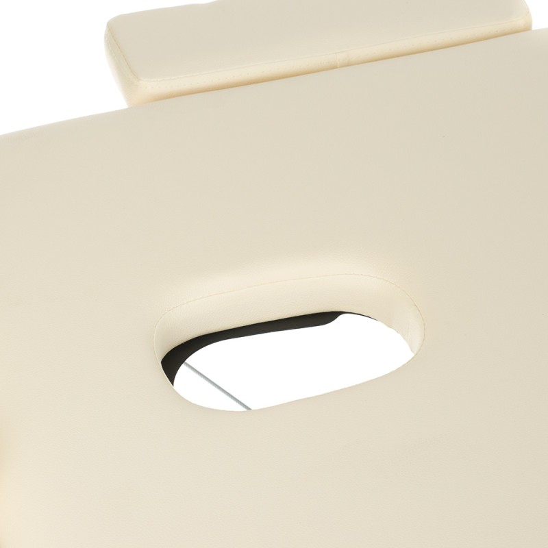 Stół do masażu i rehabilitacji BS-723 Kremowy -Fotele do tatuażu, stoły do tatuażu - 