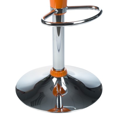 Orange bar stool modern design