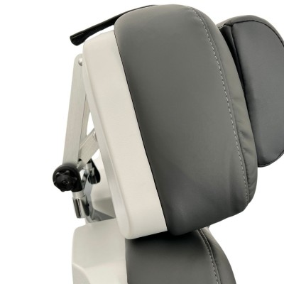 Fotel zabiegowy NIKO F z podgrzewaniem white - biały -Fotele kosmetyczne elektryczne- 