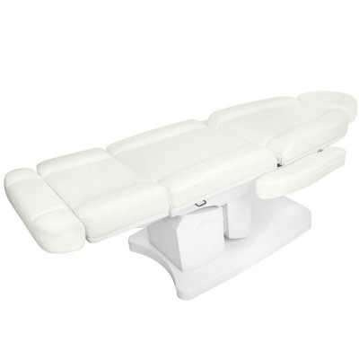 Biały elektryczny fotel do zabiegów kosmetycznych Azzurro