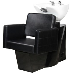 Gabbiano myjnia fryzjerska Ankara czarna -Meble fryzjerskie- 