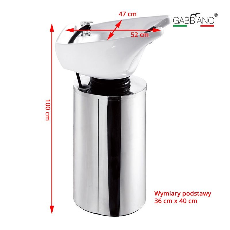 GABBIANO MYJNIA FRYZJERSKA Q-2460 - STACJA DO MYCIA - myjnia wolnostojaca -Myjnie fryzjerskie- 