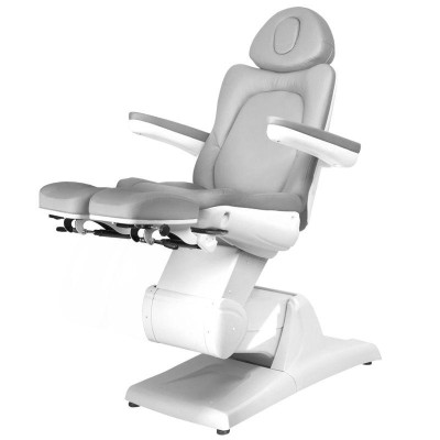 Fotel do pedicure elektryczny szary Zaffiro 870S