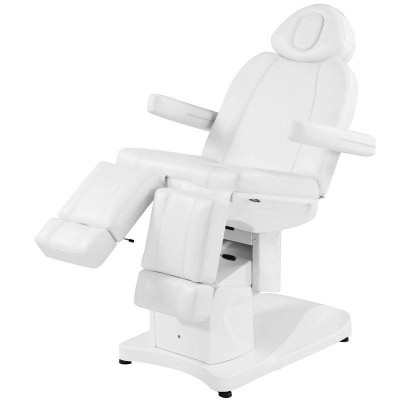 Biały elektryczny fotel do pedicure Zaffiro 708As