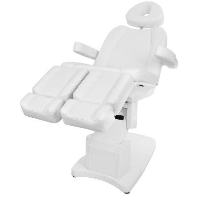 Biały elektryczny fotel do pedicure Zaffiro 708As