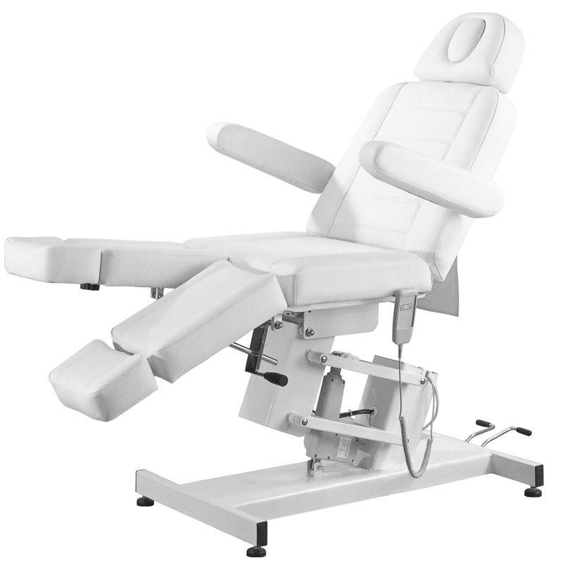 Biały elektryczny fotel do pedicure Zaffiro 706