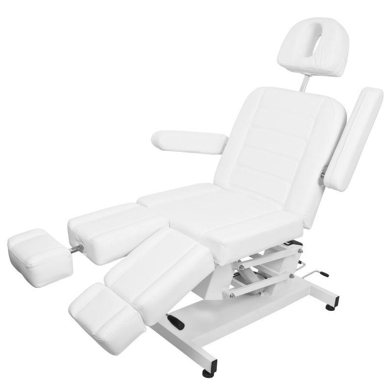 Biały elektryczny fotel do pedicure Zaffiro 706