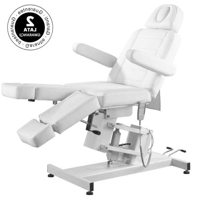Biały elektryczny fotel do pedicure Zaffiro 706