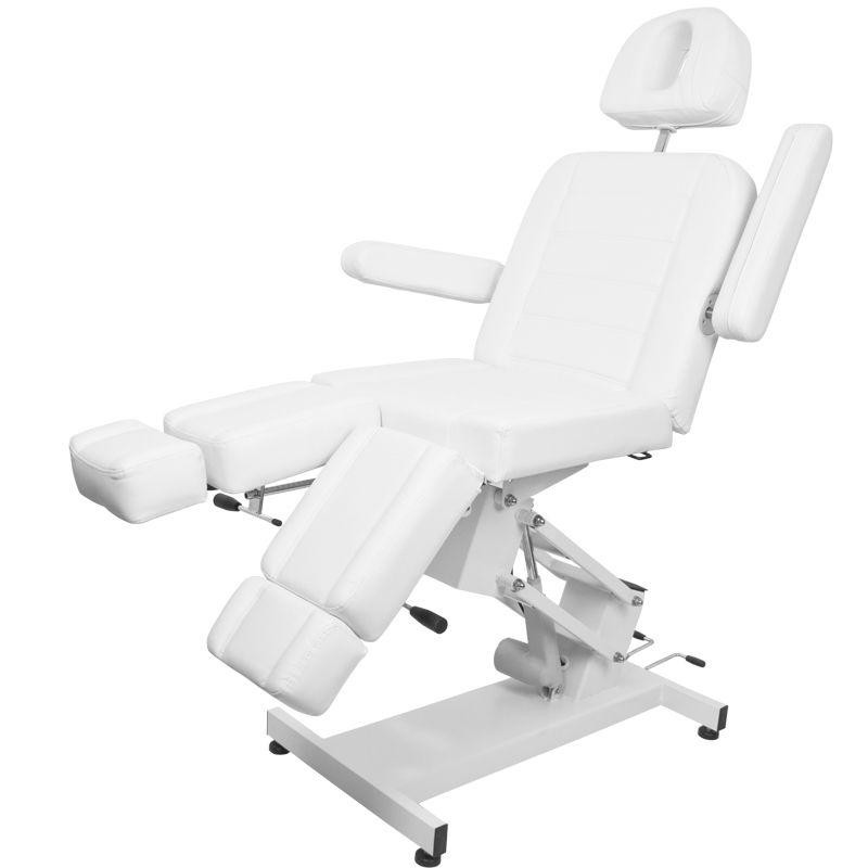 Biały elektryczny fotel do pedicure Zaffiro 706