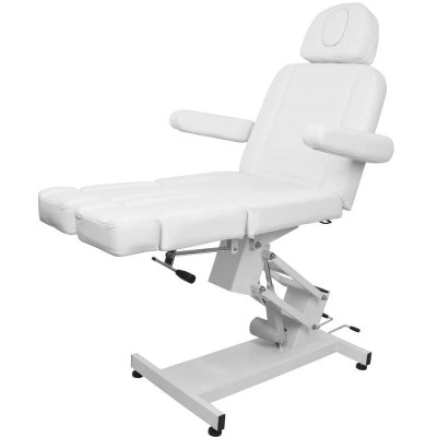 Biały elektryczny fotel do pedicure Zaffiro 706
